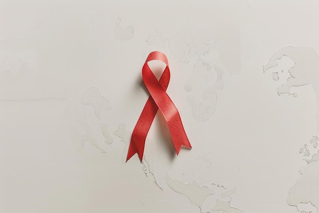 Paper style world aids day background