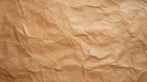 Paper vintage background Recycle brown paper crumpled texture