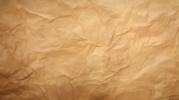 Paper vintage background Recycle brown paper crumpled texture