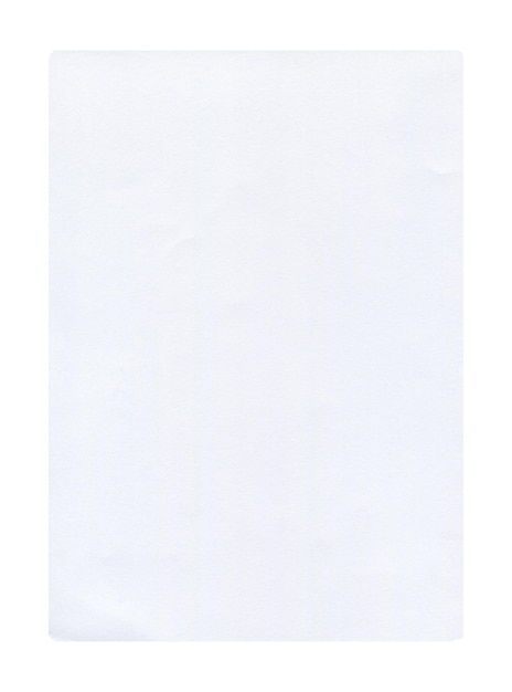 Paper on white background