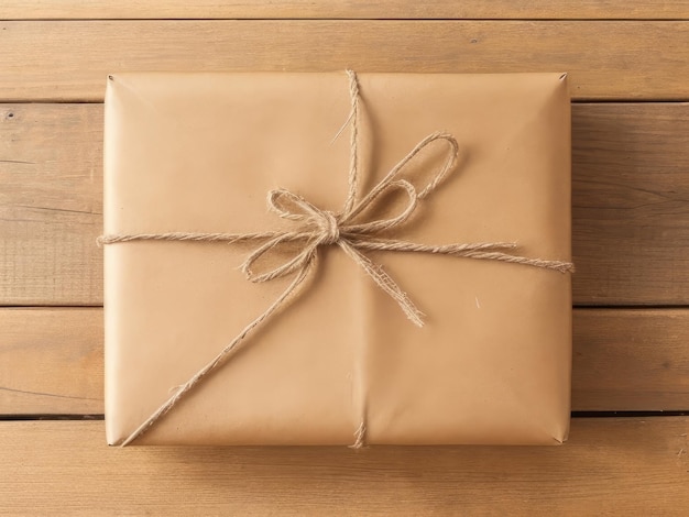 A paper wrapped giftbox background