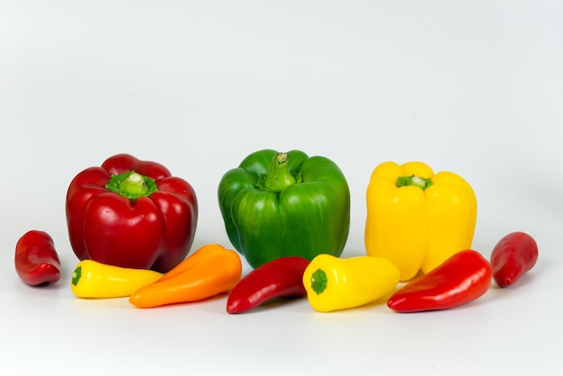 Paprika multi -colored for diet, salad and weight loss