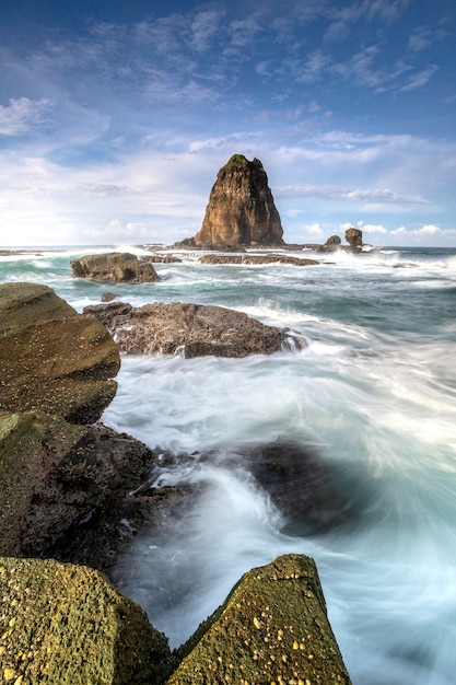 Papuma beach in the morning