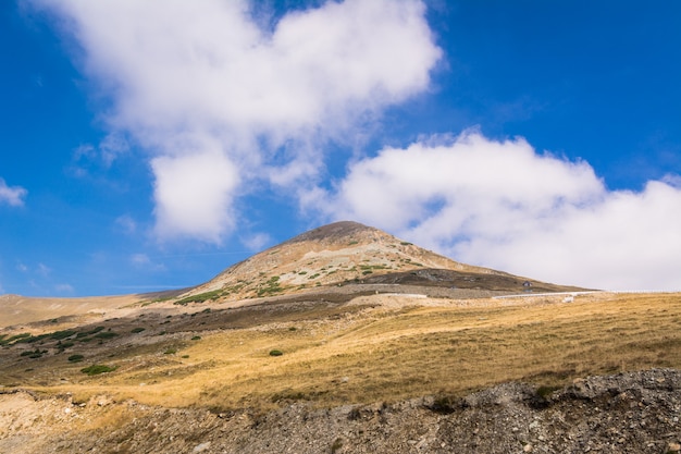 Papusa peak on Parang mountains, Romania