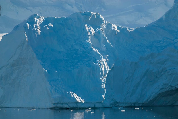 Paradise bay glaciers and mountains Antartic peninsula Antartica