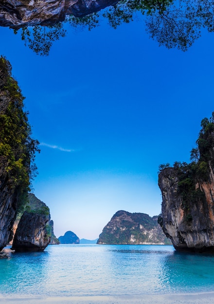 paradise Beach of andaman sea in Krabi