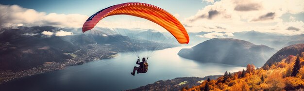 Paragliding background