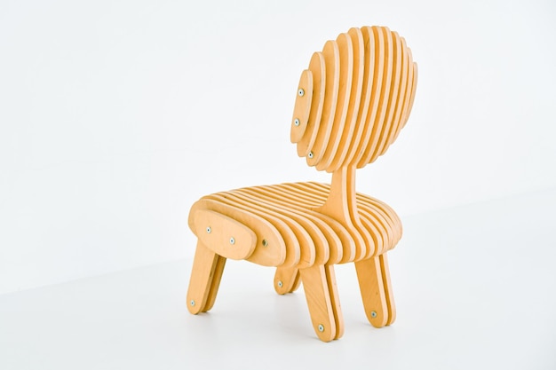 parametric plywood furniture chair back