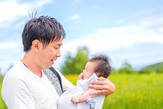 Parents and Children and Blue Sky