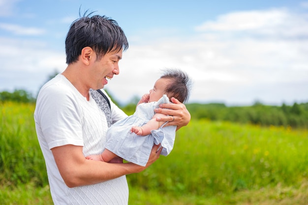 Parents and Children and Blue Sky