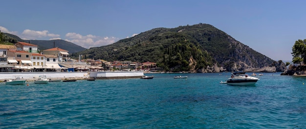 Parga city view region of Epirus Greece