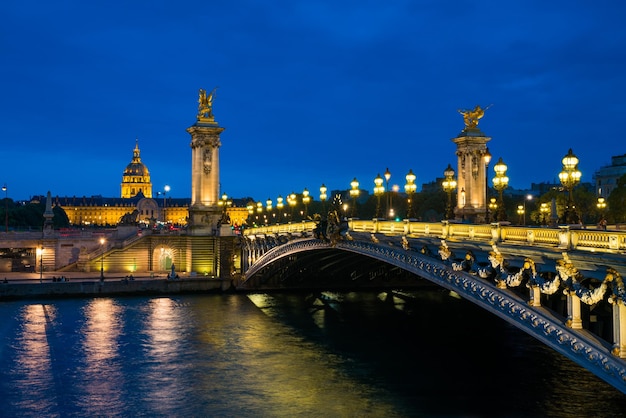 Paris, France, Alexandre III bridge