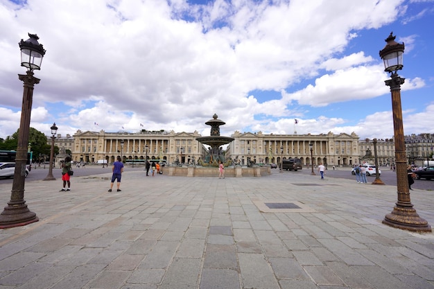 PARIS FRANCE JUNE 6 2022 Place de la concorde Paris France