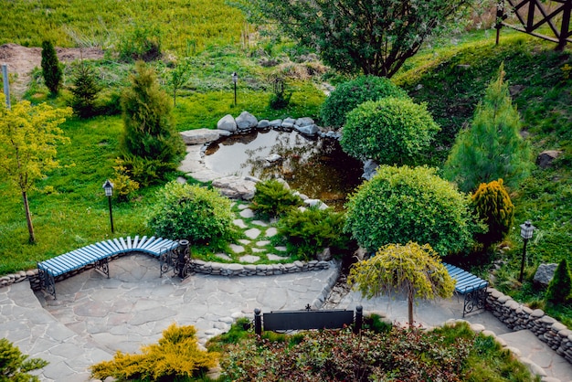 Photo park full of vegetation