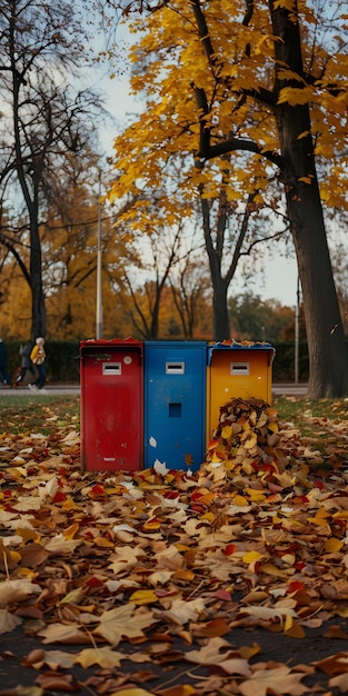 Park Recycling Bins