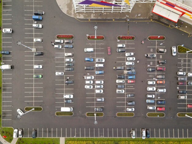 parking geometry top view High quality photo