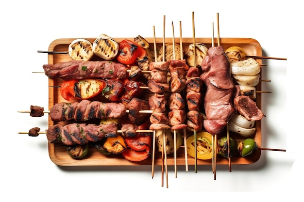 Parrillada on transparent Background AI