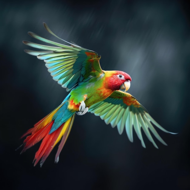 Parrot bird nature background