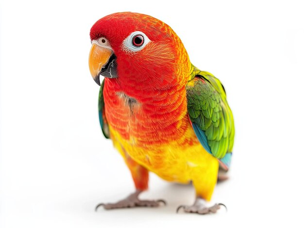 Photo parrot isolated on white background