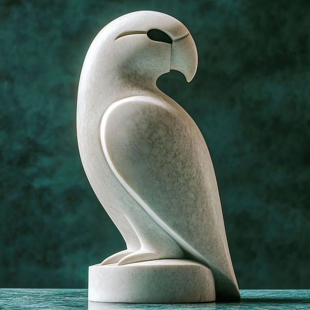 Photo parrot sculpture