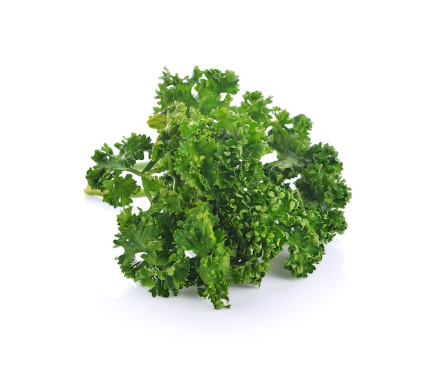 Parsley isolated on white