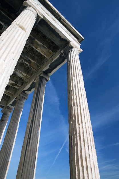 Parthenon on the Acropolis in Athens Greece