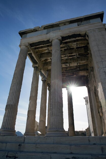 Parthenon on the Acropolis in Athens Greece