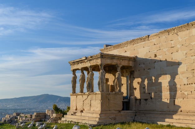 Parthenon Temple in Acropolis of Athens, Greece.