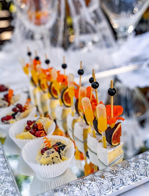 Party reataurant catering banquet Wedding buffet concept