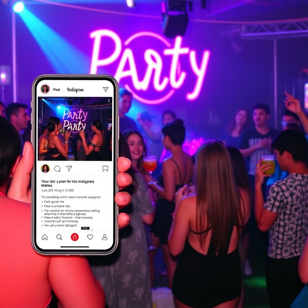 Party social media Instagram post story and ads with premium PSD