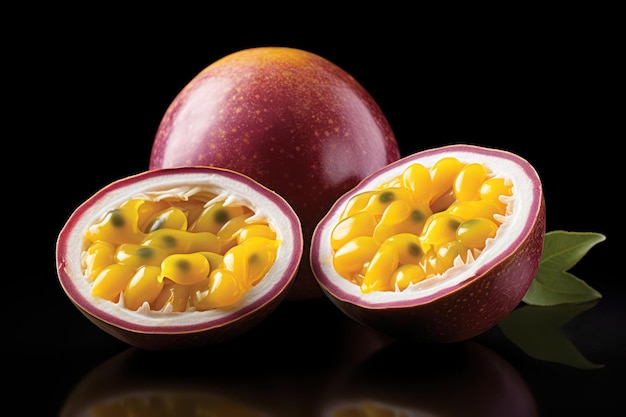 Passion fruit isolated on transparent or white background png ar 32 v 52 Job ID 7a8b437200e343da915cc6d24d5eb465