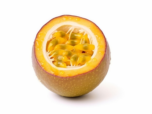 Passion fruit isolated on a white background