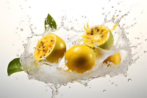 passionfruit fresh splash water