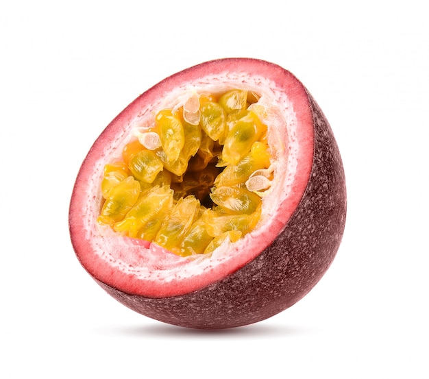 Passionfruits isolated