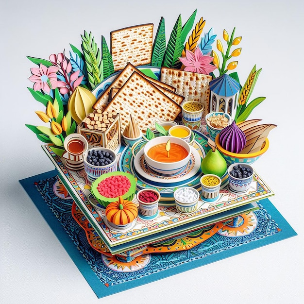 Passover Pops to Life A 3D Seder Plate Journey