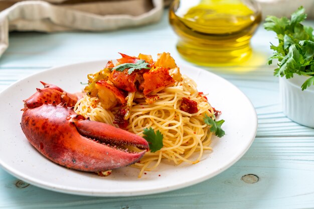 Pasta all'astice or Lobster spaghetti