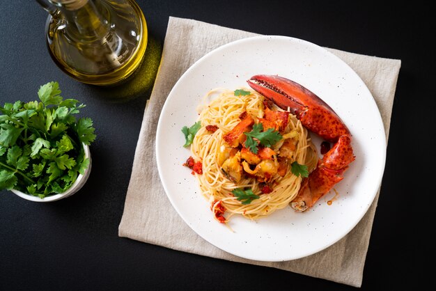 Pasta all'astice or Lobster spaghetti