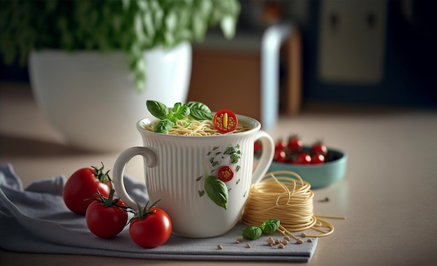 Pasta in bowl