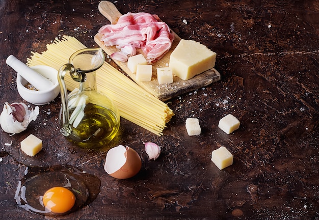 Pasta Carbonara Ingredients