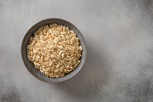 Pasta Cavatelli in plate shape of heart