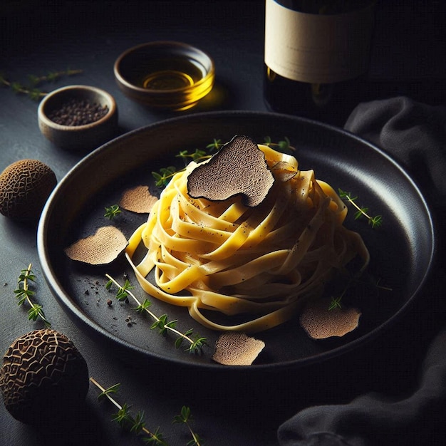 Photo pasta dish photography