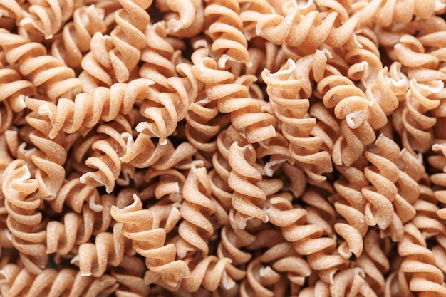 Pasta from chickpeas Glutenfree fusilli pasta