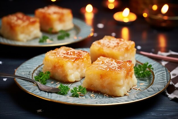 Photo pasteis de bacalhau with vinegar and salt delicious pasteis de bacalhau food photography