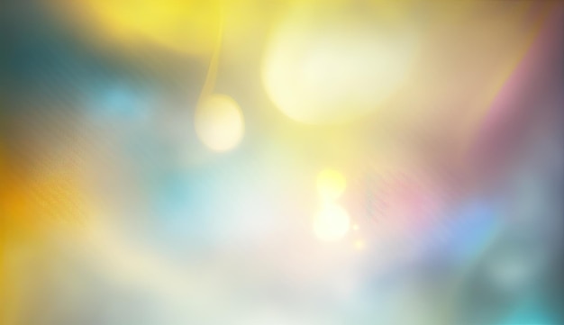 Pastel color bokeh background with a blurry light effect