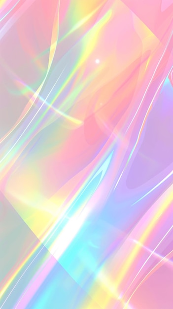 pastel colored holographic pattern background