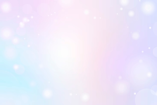 Pastel colorful gradient with Bokeh light background