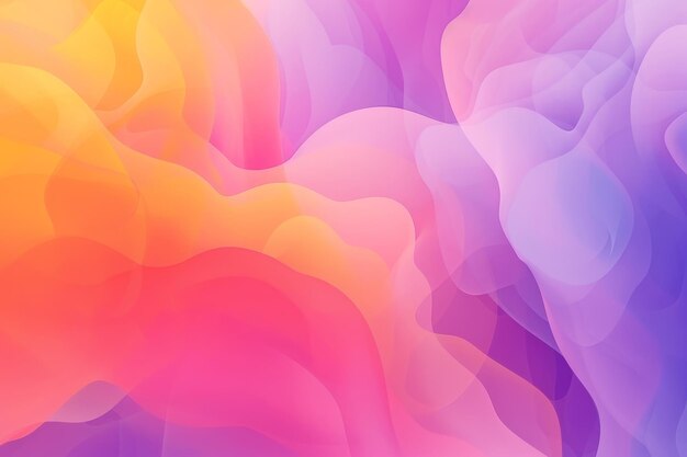 Pastel Colors Vector Illustration with Blurred Shapes