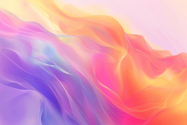 Pastel Colors Vector Illustration with Blurred Shapes