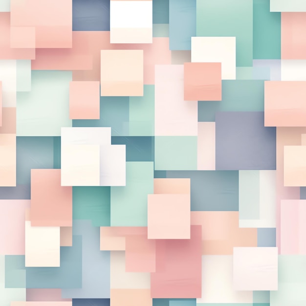 Pastel cubes background