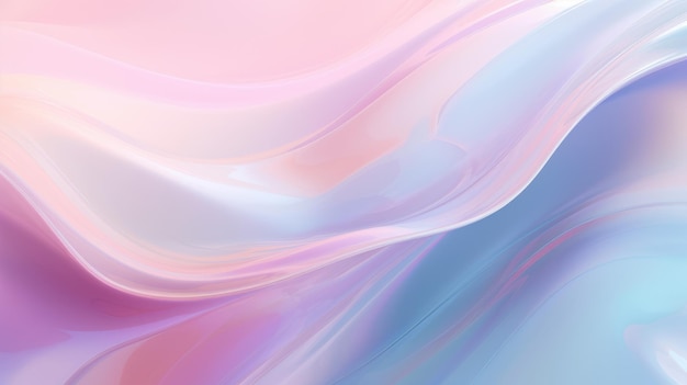 Pastel current background Divorces waves lines in pastel colors Banner for advertising AI generation